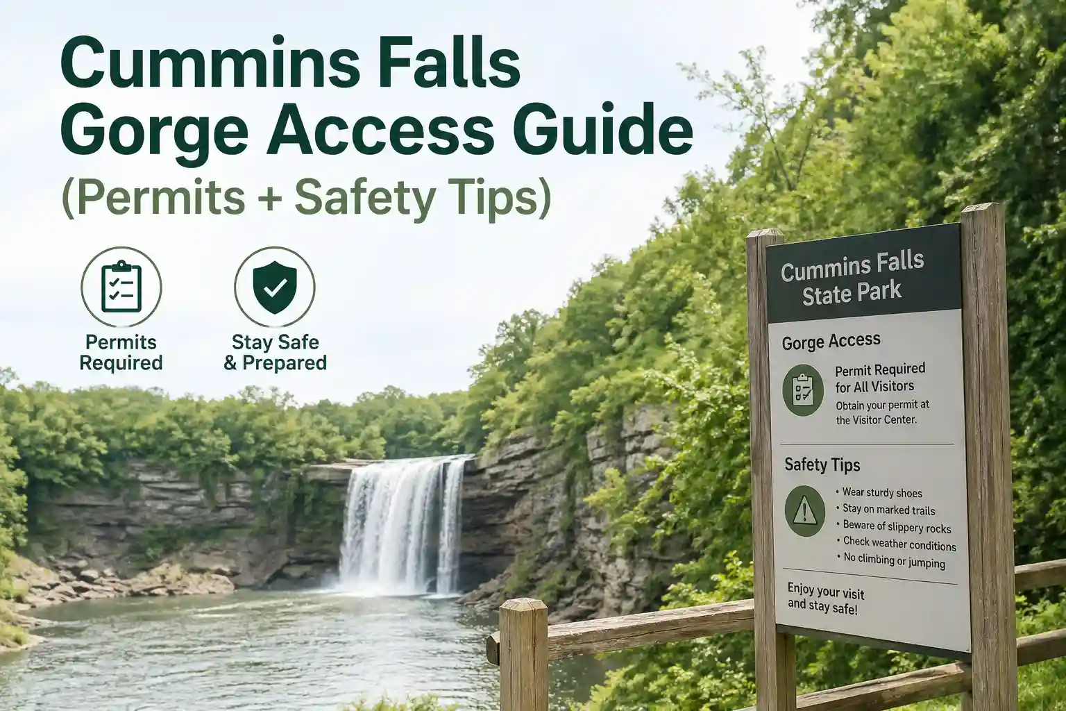 Cummins Falls Gorge Access Guide (Permits + Safety Tips)