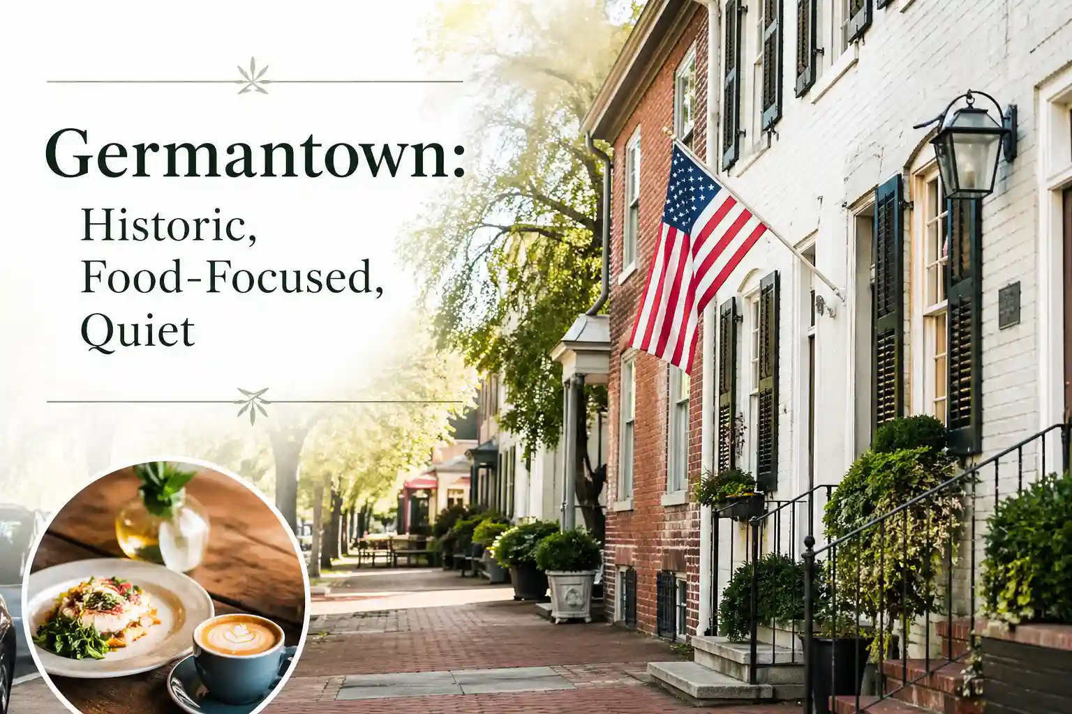Germantown: Historic, Food-Focused, Quiet