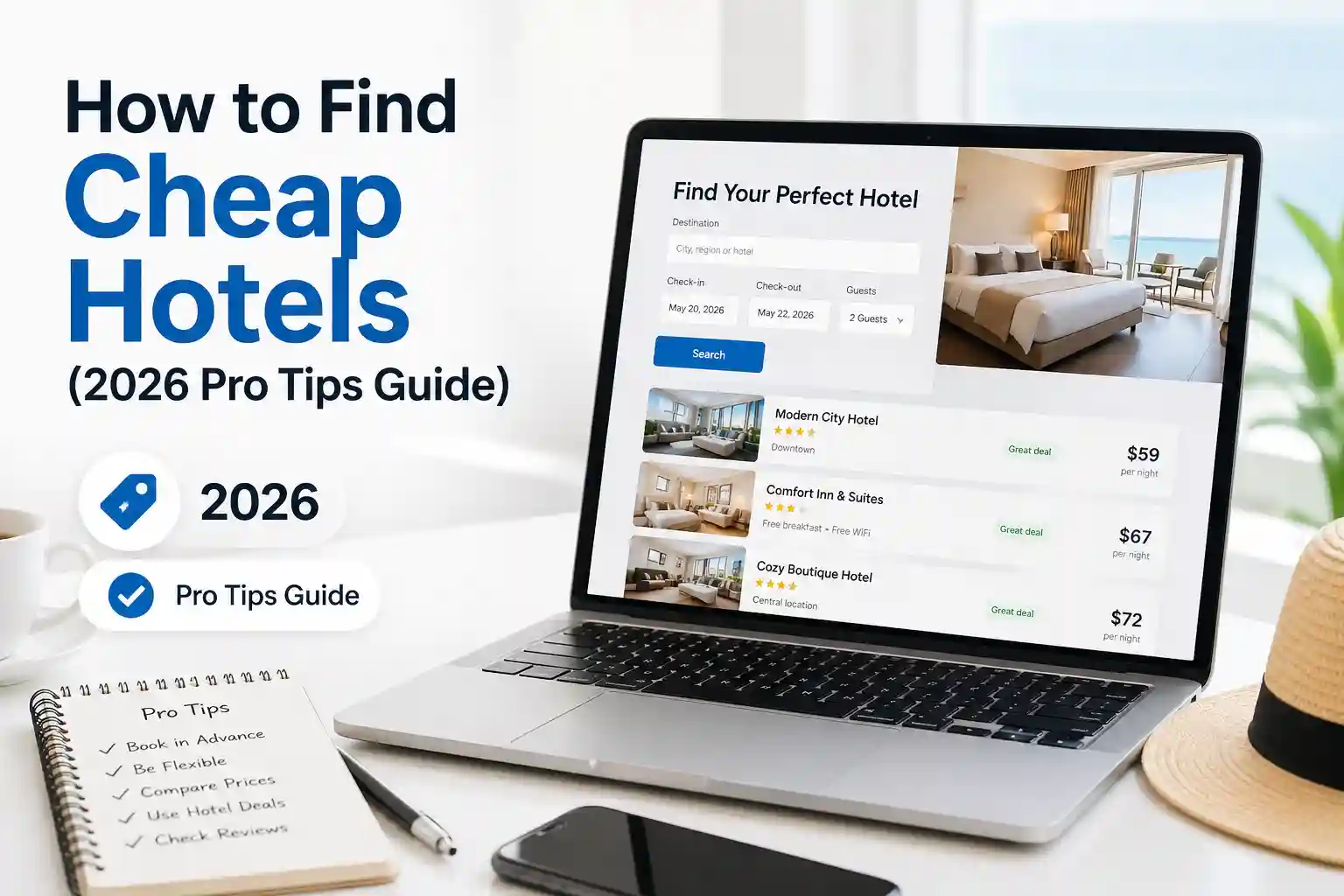 How to Find Cheap Hotels (2026 Pro Tips Guide)