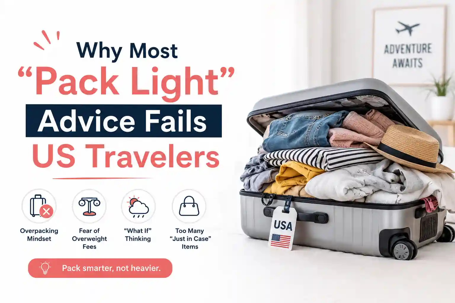 Why Most Pack Light Advice Fails US Travelers