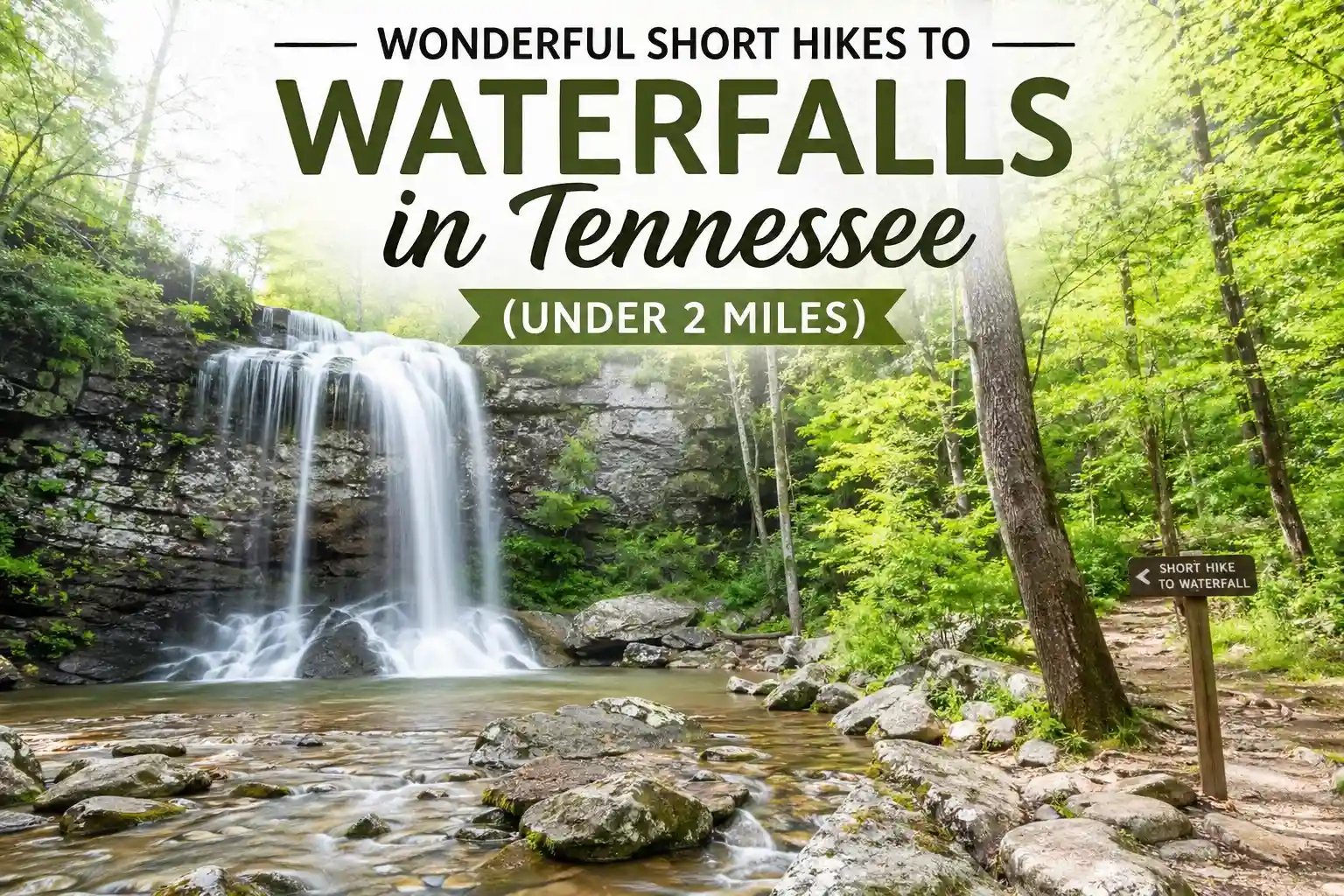 Wonderful Short Hikes to Waterfalls in Tennessee
